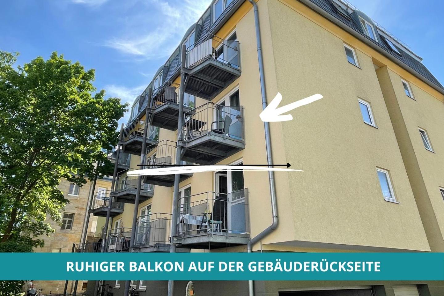 Apt Wahnfried Nr1 - Cityapartment Mit Kueche, Duschbad, Balkon, Parkplatz - Zentral Aber Ruhig Μπαϊρόιτ Εξωτερικό φωτογραφία